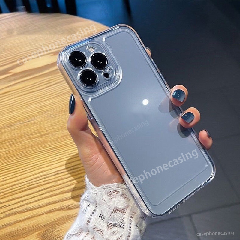 Ốp Điện Thoại tpu Silicon Mềm Màu Trong Suốt Cho iphone 15 14 13 12 11 pro max plus mini x xs max xr