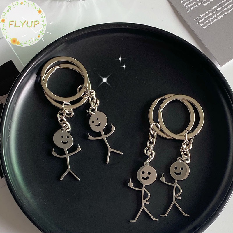 Flyup Móc Khóa Hình Ngón Tay Giữa Trái Tim Dễ Thương Vui Nhộn Cá Tính Cho Cặp Đôi vn