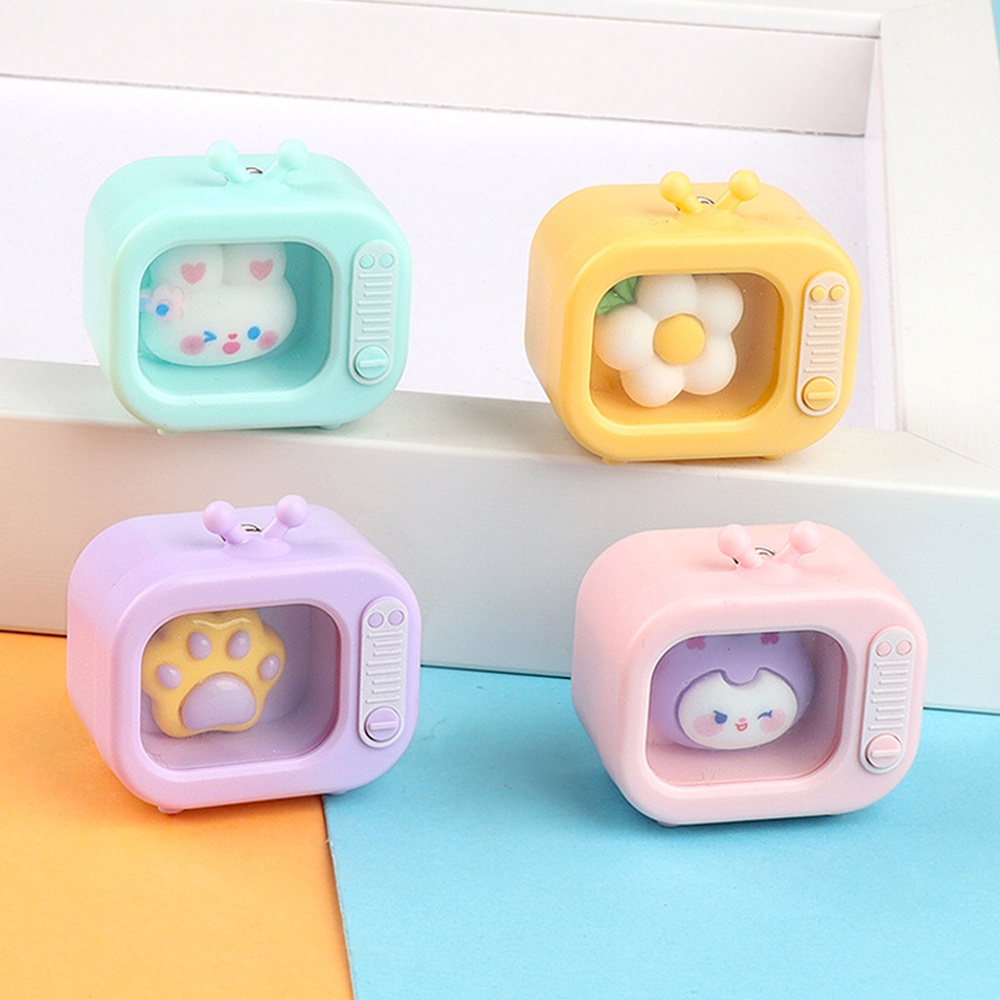 Móc Khóa Hình tv Hoạt Hình Có Đèn led Phát Sáng Dễ Thương