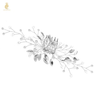 Lược Cài Tóc Cô Dâu Đính Đá Sang Trọng