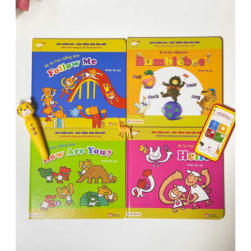 Bộ sách: Bút chấm đọc - Học tiếng Anh Tân Việt - Bản Quyền