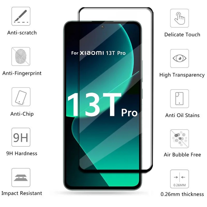 Kính Cường Lực 2 Trong 1 Bảo Vệ Màn Hình Cho xiaomi 13t pro 13tpro 2023 vivoy17s Y17S 4g 5g