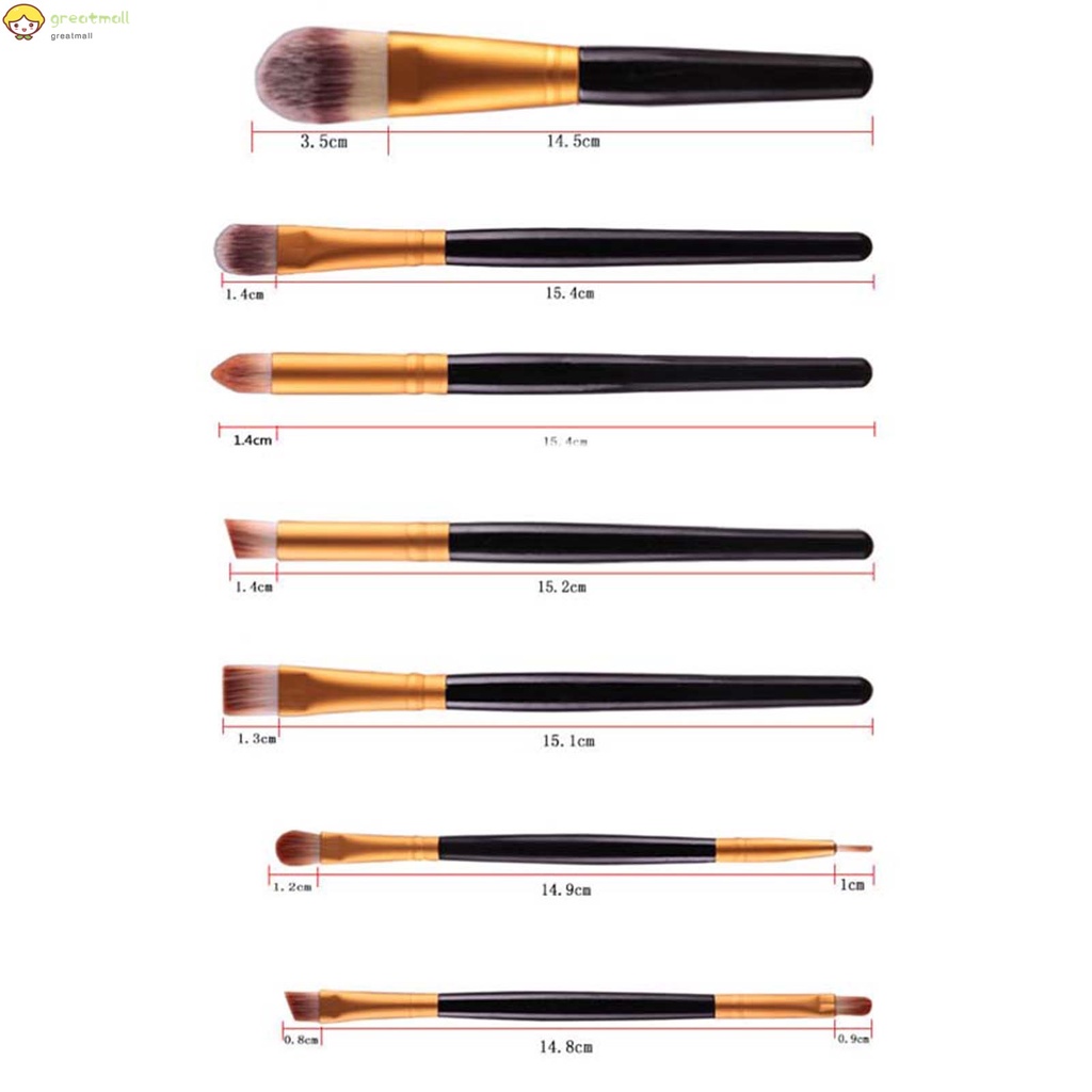 Set 20 cọ trang điểm thân thiện với da