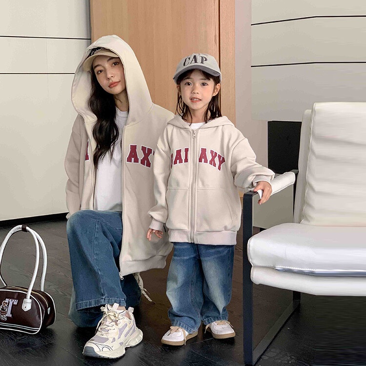 Áo Khoác Hoodie Thời Trang Thu Đông 2023 Dành Cho Mẹ Và Bé