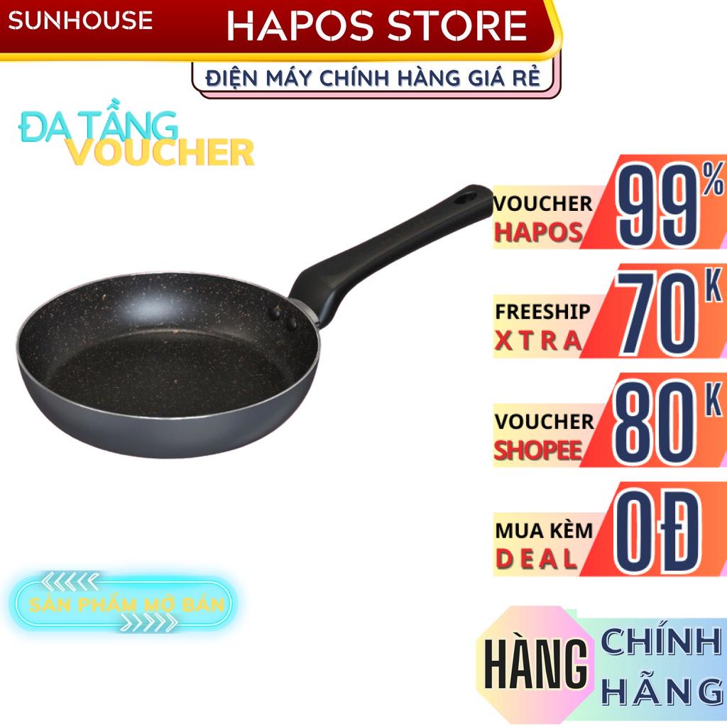 Chảo trơn chống dính vân đá Sunhouse CT Plus Full Size chính hãng - HAPOS