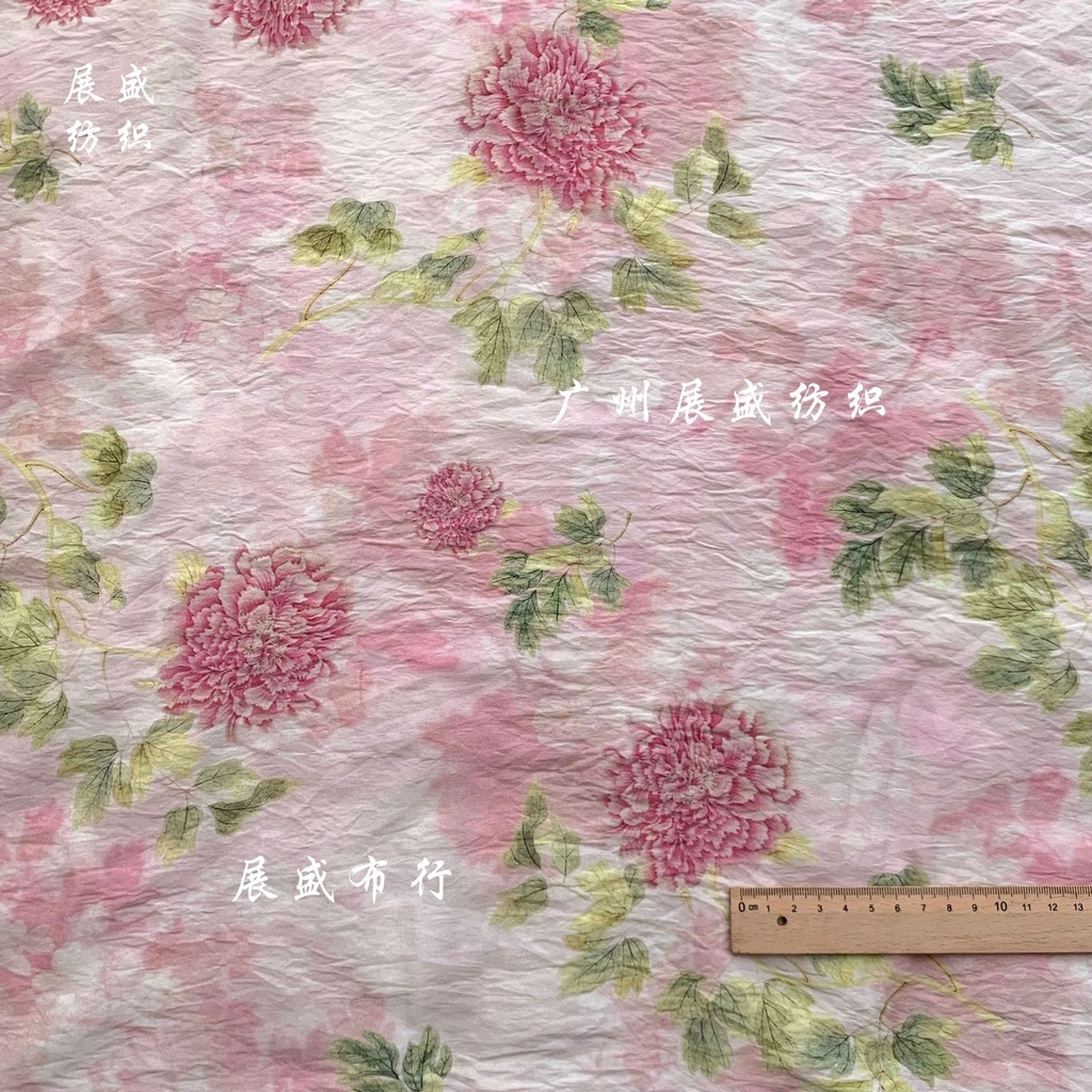 Vải Lanh In Họa Tiết Phong Cách Trung Hoa Dùng May Sườn Xám / Hán Phục áo dài