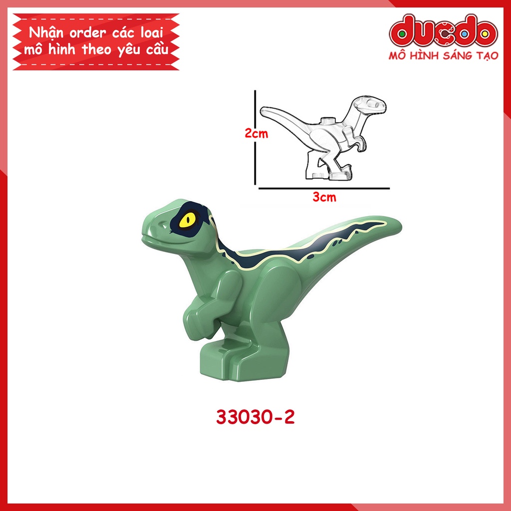 Minifigues Khủng long baby mini DINOSAUR Jurassic World - Đồ chơi Lắp ghép Xếp hình Mini