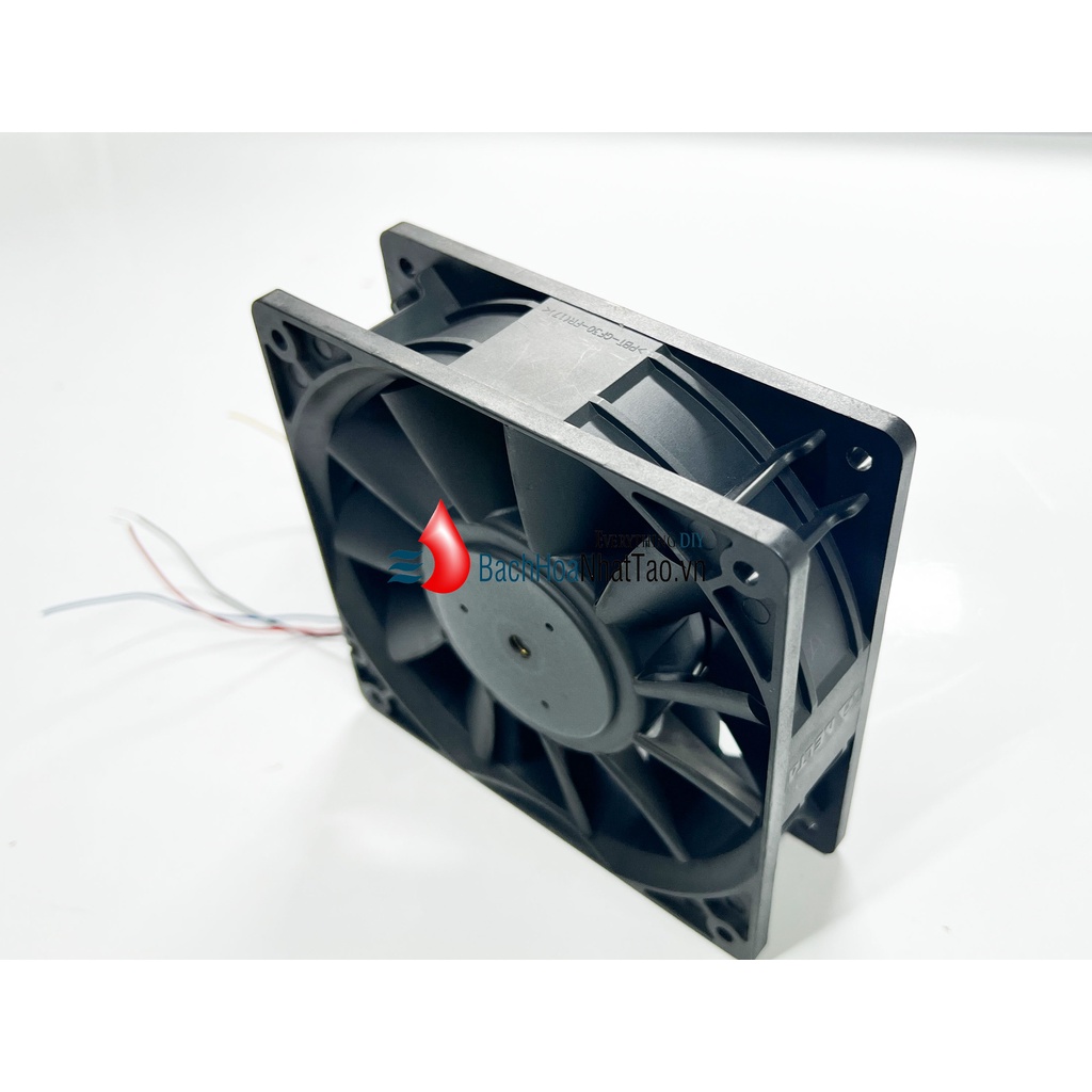 Quạt DC Brushless 12v-3,24a vuông 12cm