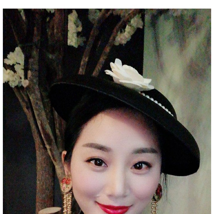 Mũ Anh Quốc Phong Cách retro Thanh Lịch Cho Nữ