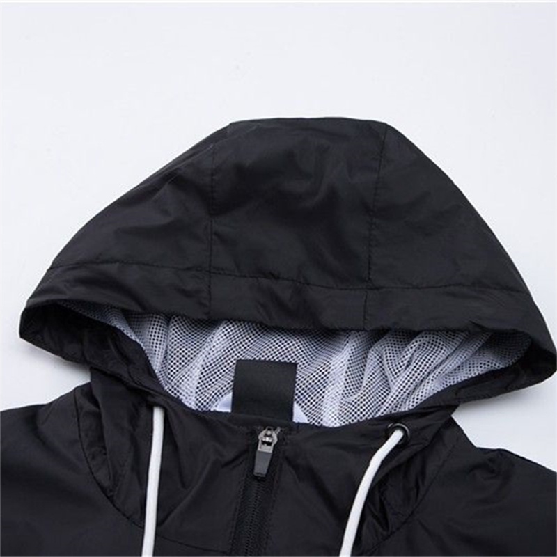 Adidas Áo Khoác Gió Thể Thao Siêu Nhẹ Thoáng Khí Có Mũ Trùm Cá Tính Dành Cho Nam / Sizel-4xl