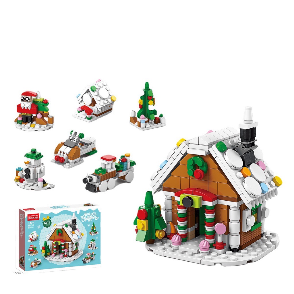 Đồ Chơi Lắp Ráp Cây Thông Giáng Sinh Hình Tuần Lộc Nhỏ Dễ Thương Cho Bé