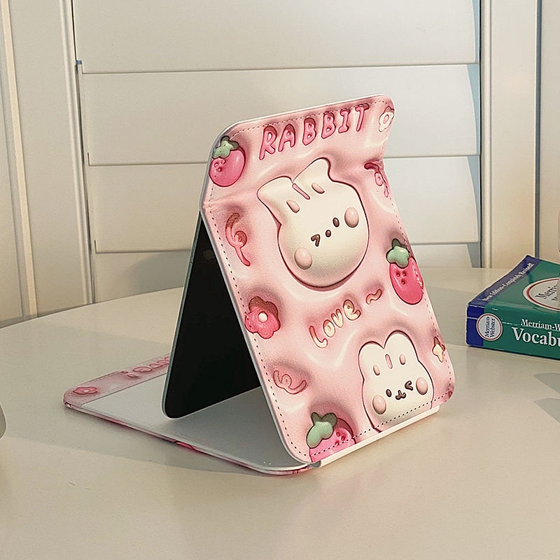 Gương Trang Điểm Để Bàn Gấp Gọn Dễ Thương Thu Phóng 8Hy