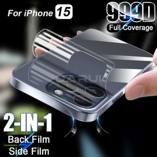 Miếng dán ppf bảo vệ mặt sau + ppf cao cấp dán viền bảo vệ cho iphone 12 13 14 15 pro max