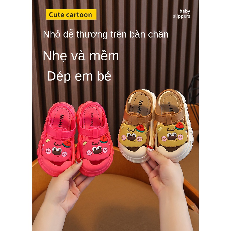 Dép Sandal Đế Mềm Chống Trượt In Hình Hoạt Hình Thời Trang Mùa Hè 2023 Dành Cho Trẻ Em