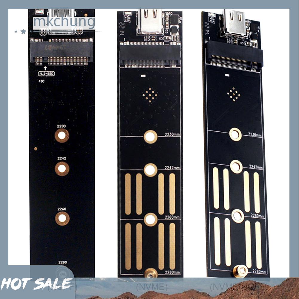 Đầu Chuyển Đổi m.2 Sang usb 3.1 type c sata / nvme Cho 2230 2240 2260 2280 m2 ssd