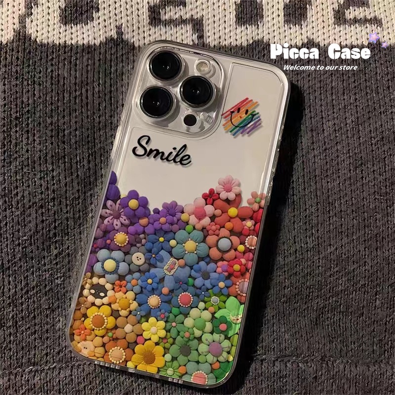 Dễ Thương Ốp Điện Thoại Hình Hoa Hướng Dương Mặt Cười Cho iphone 7plus 11 15 13 14 12 pro max x xs max xr 6s 15 8 6 plus se 2020