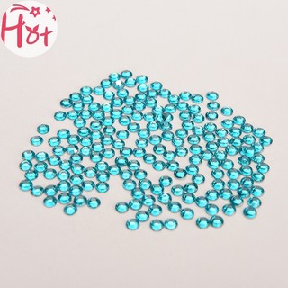 Set 1000 hạt pha lê tròn 4mm tự trang trí móng tay