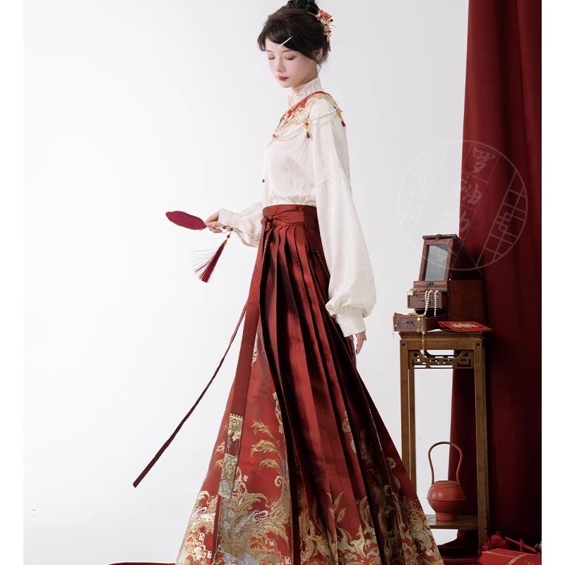 Mới Đầm Cưới Phong Cách Hán Phục Trung Hoa Thời Trang Mùa Thu 2023 Cho Nữ p20