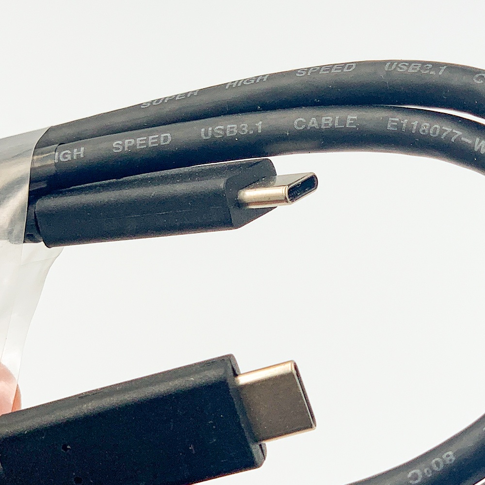 Cáp Type C hai đầu bóc màn DELL 4k dài 1M, truyền hình ảnh 4K60hz và sạc 100W USB 3.1 GEN2 10gbps