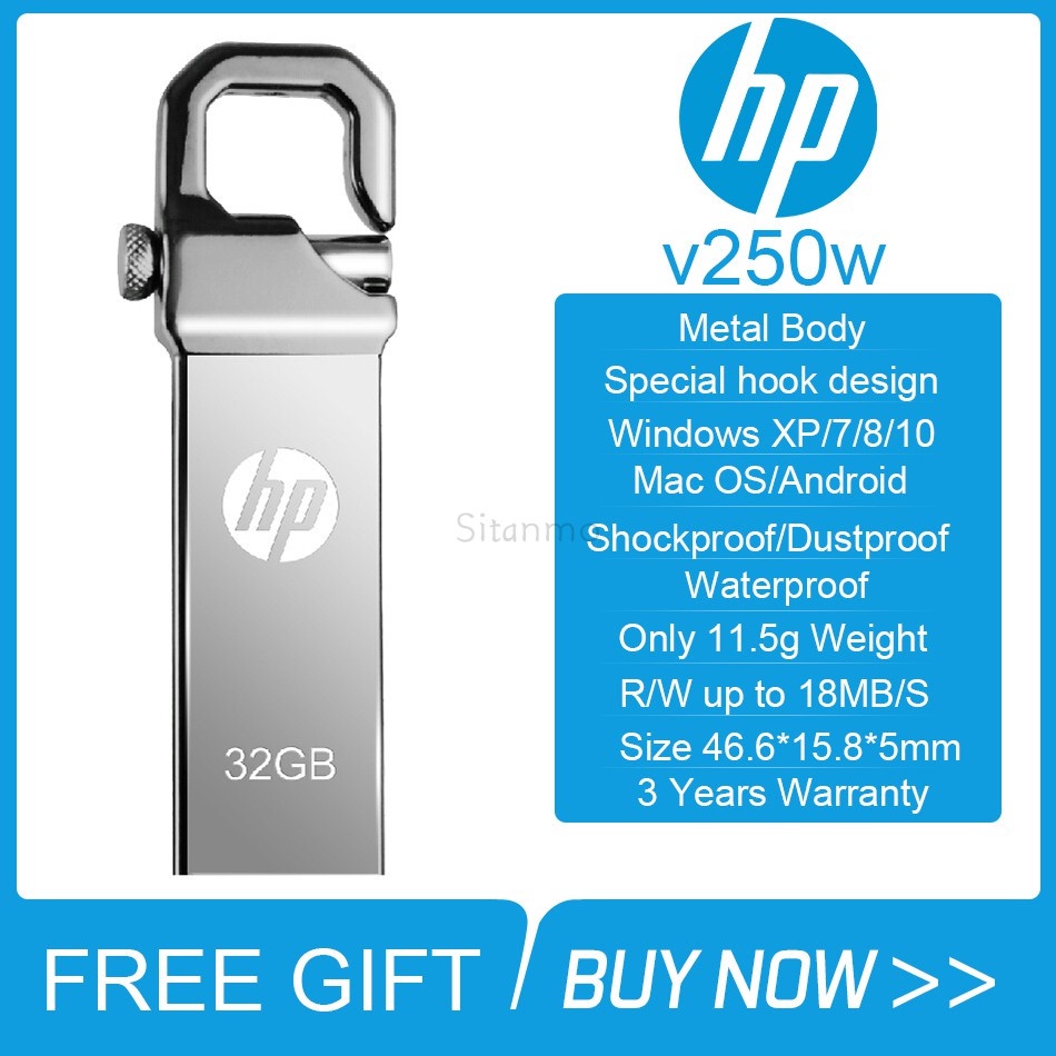 Usb 3.0 Tốc Độ Cao hp v250w 64gb 32gb 16gb 8gb 128gb 1tb 2tb