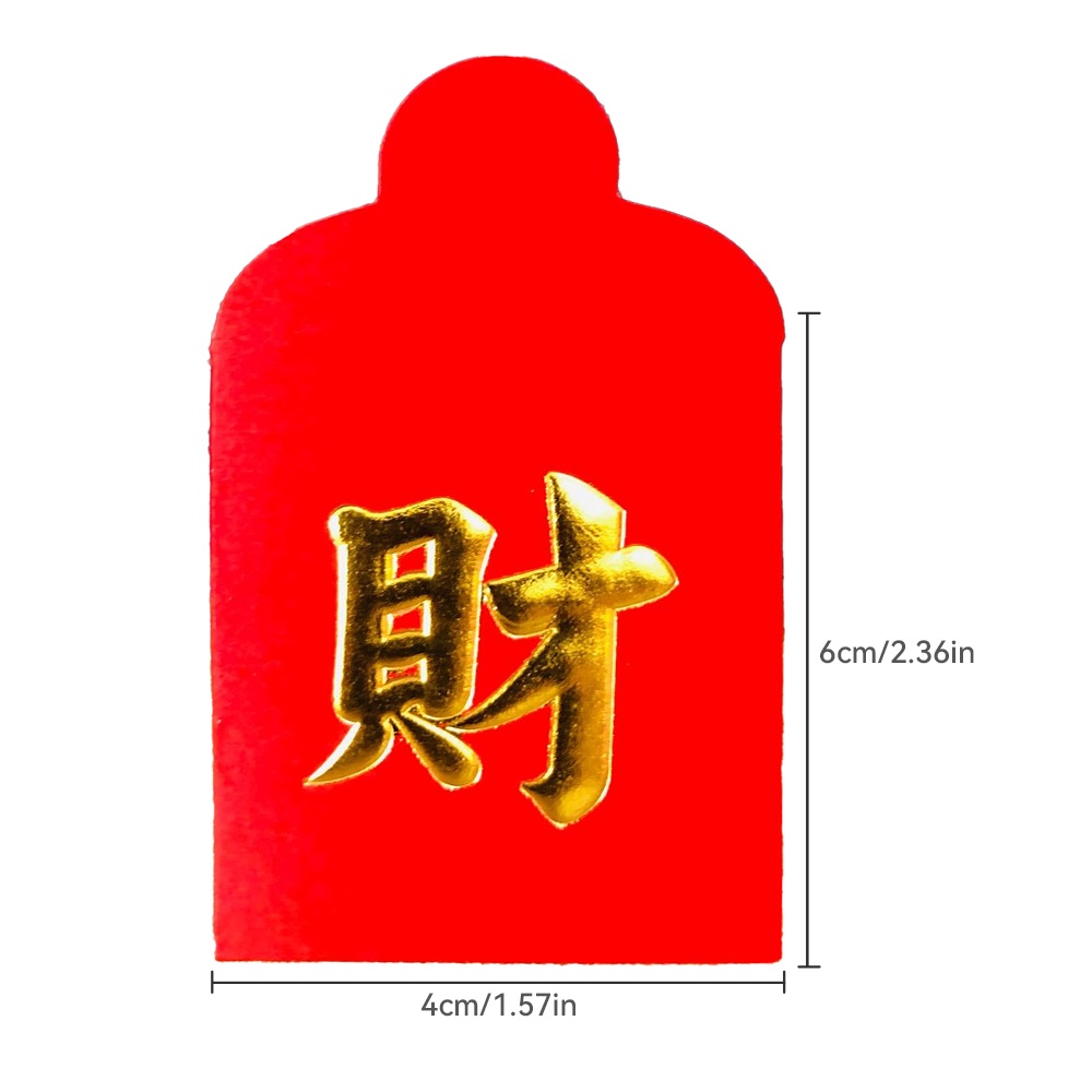 Set 25 Bao Lì Xì Năm Mới 2024 mini Phong Cách Trung Hoa