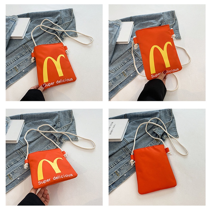 Túi Đeo Chéo Đựng Điện Thoại Siêu Nhẹ Họa Tiết Mcdonald 'S 2023