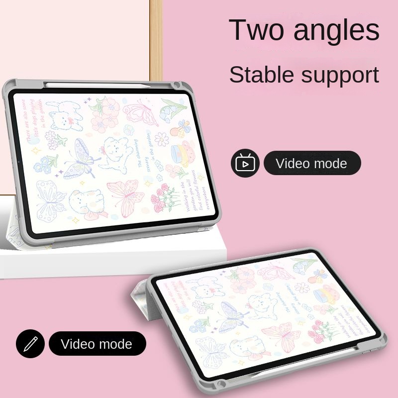 Bao Da Máy Tính Bảng Bằng acrylic Trong Suốt Hình Bướm Cho ipad air5 mini6 ipad gen9 gen10 gen 5 gen 6 2020 2021 pro 11 Ốp