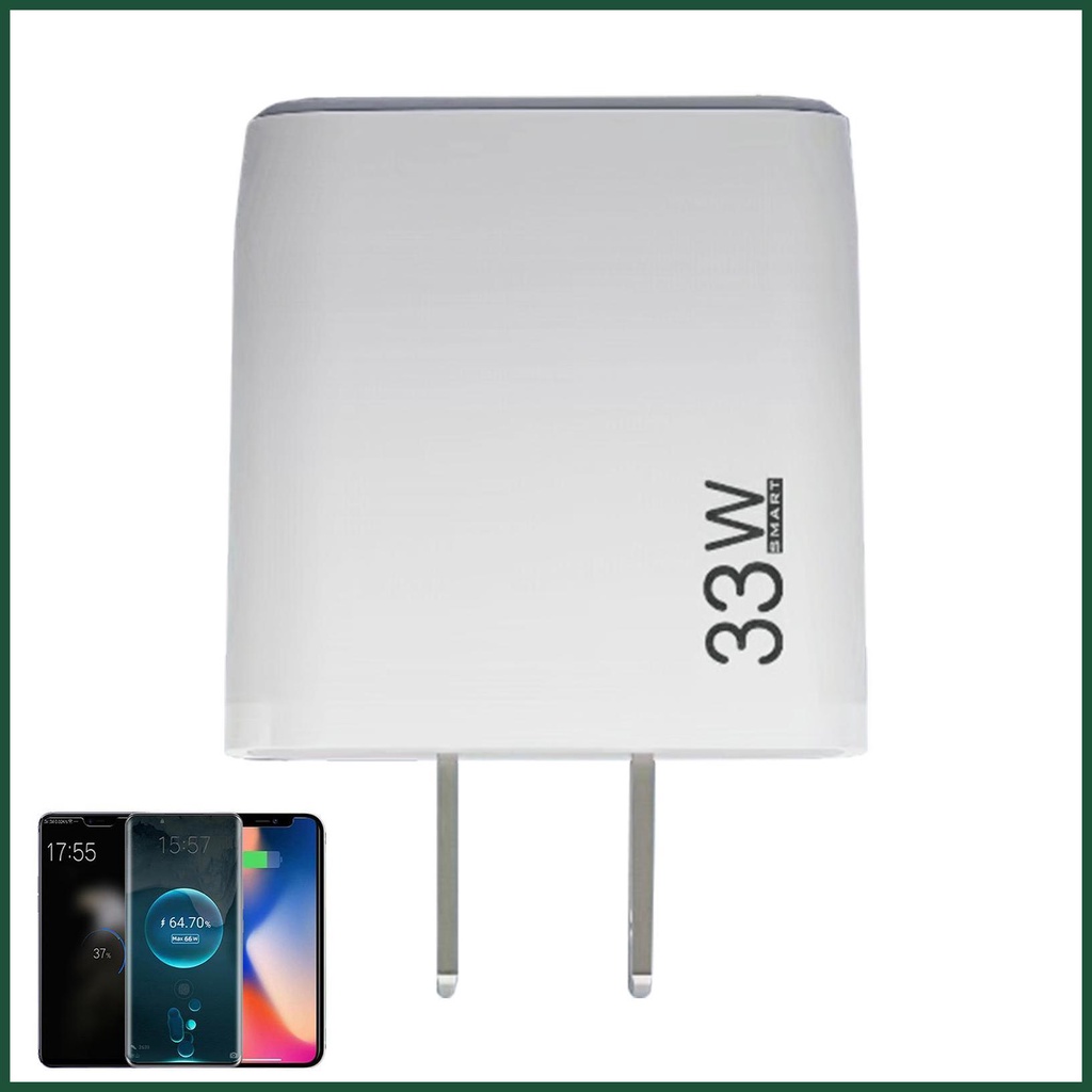 Cục Sạc Nhanh usb 33w 3.0a qc3.0 Tốc Độ Cao Cho Máy Chơi game Cầm Tay / Điện Thoại Di Động
