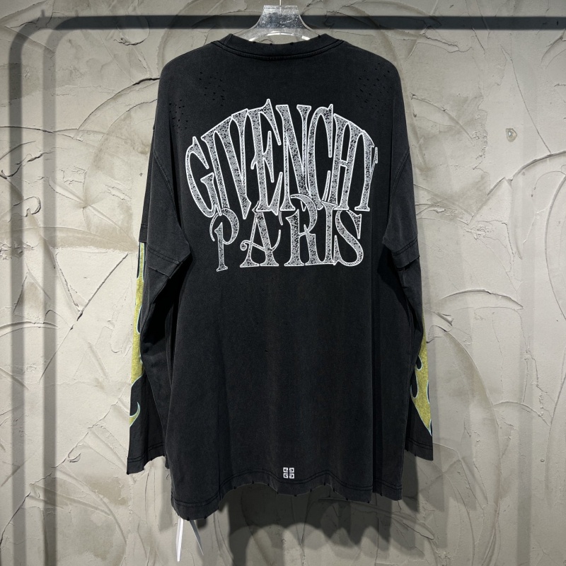 Áo Thun Tay Dài Giả Hai Lớp in Họa Tiết g77iv-Co Thoải Mái Để Chạm Vào Xu Hướng Thời Trang Tốt Nhìn Lên Trên Cơ Thể Nam Và Nữ!