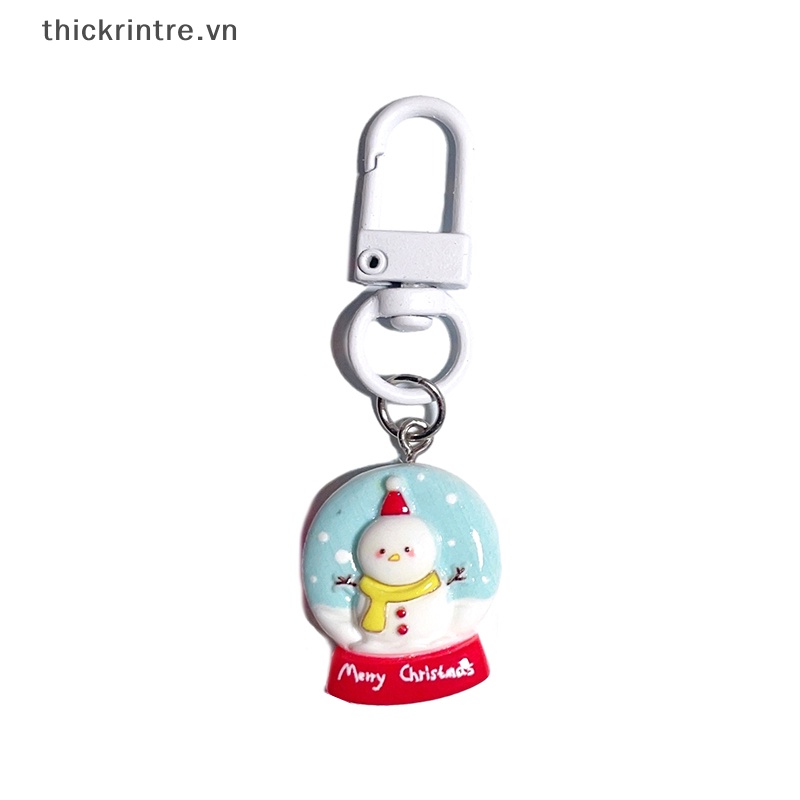 Th Móc Chìa Khóa Hình Búp Bê Ông Già Noel Hoạt Hình Dễ Thương Trang Trí Cây Thông Giáng Sinh / Túi Xách / Xe Hơi vn