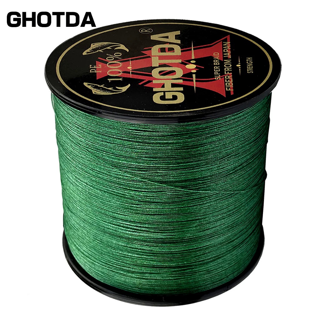 Gohotda Cuộn Dây Câu Cá Bện 4 Sợi 1000m 500m 300m 100% pe