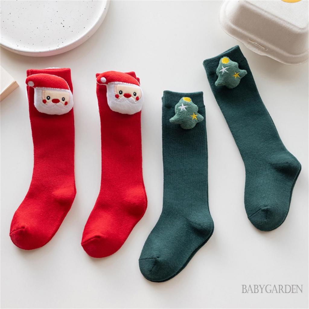 Vớ Dài Co Giãn Thời Trang Giáng Sinh Cho Bé Gái 6 Tháng-2 Tuổi
