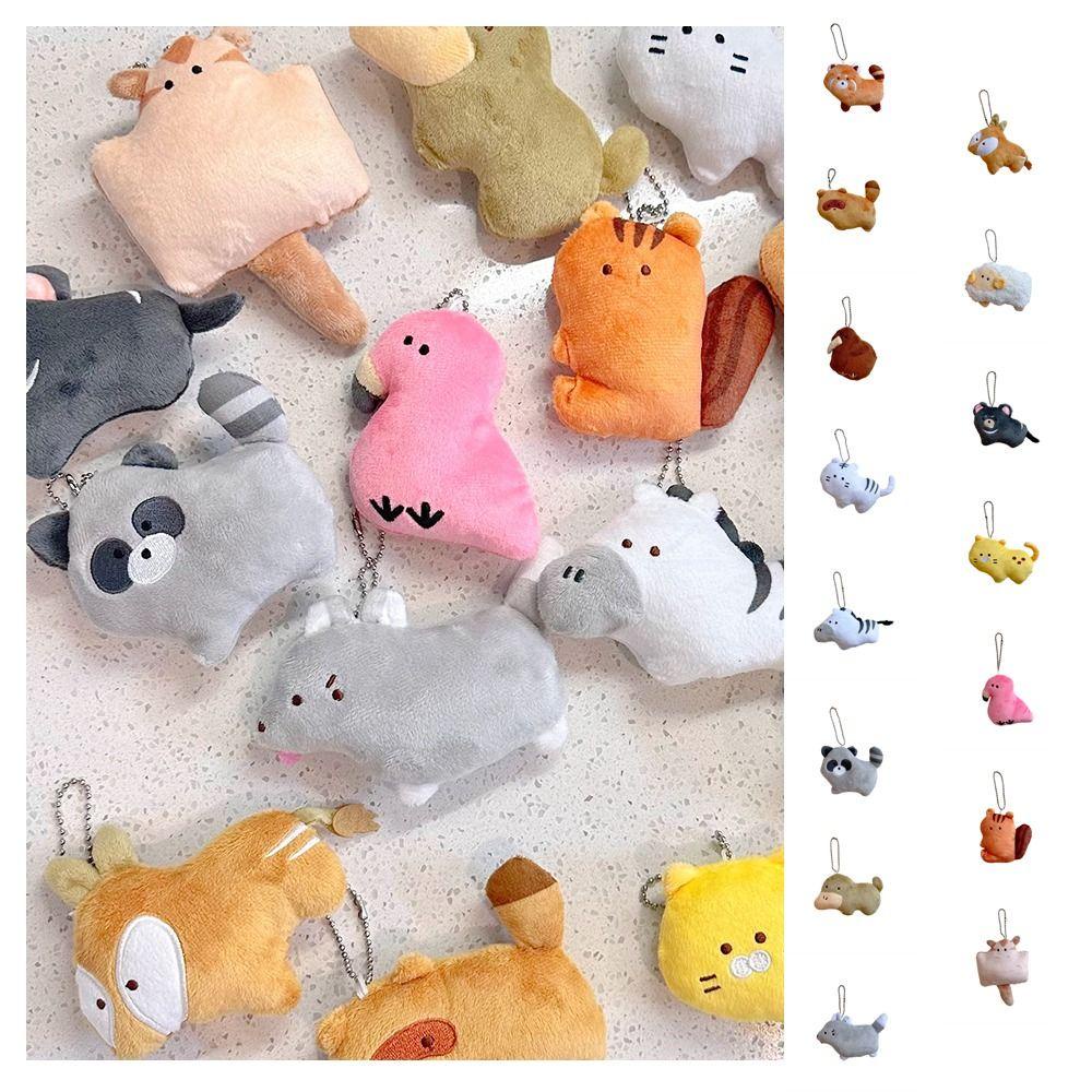 Móc Khóa Hình Gấu Trúc / Sóc Nhồi Bông Vans 1