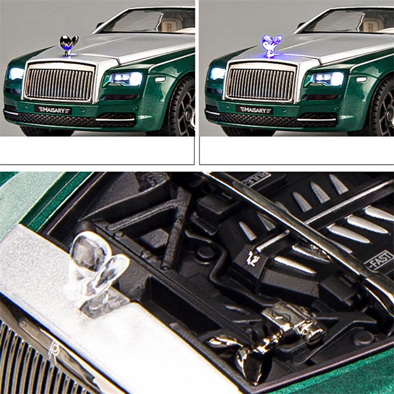 1/22 rolls royce wraith mô hình ô tô hợp kim diecasts đồ chơi bằng kim loại bộ sưu tập mô hình ô tô sang  tăng ô tô
