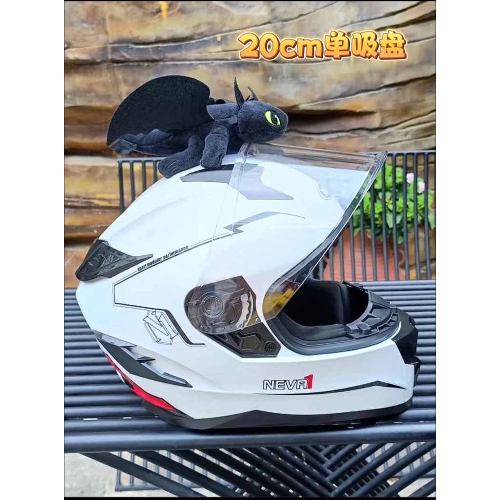 Toothless | How to Train Your Dragon Búp Bê Rồng Bay Màu Đen Trang Trí Xe Hơi / Mô Tô