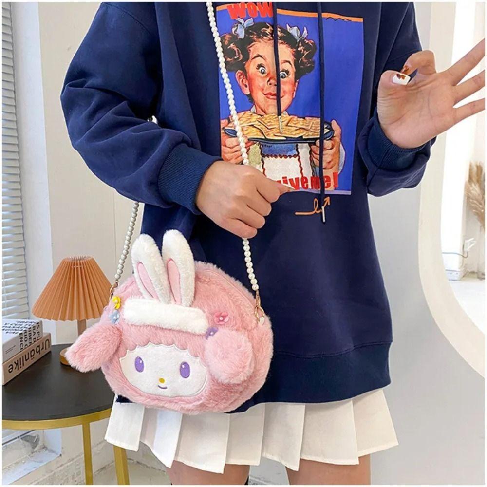 Mmluck Túi Đeo Chéo Vai Hình Thỏ Hoạt Hình my melody Ngọt Ngào Cho Trẻ Em
