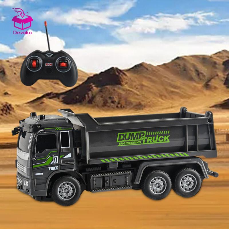 Xe Công Trường Điều Khiển Từ Xa 4 Kênh 6wd Tỉ Lệ 1: 32 rc