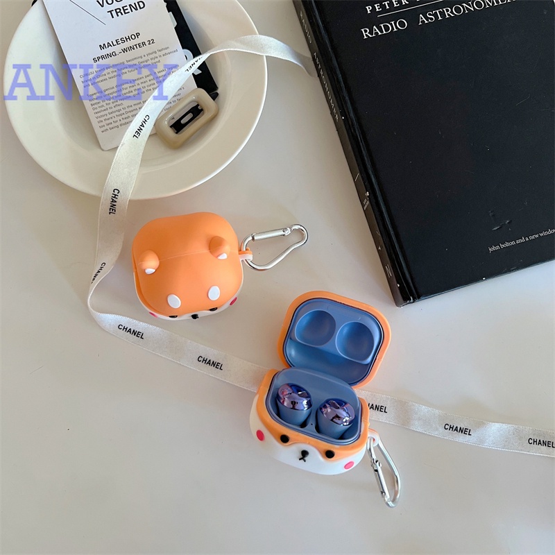 For Samsung Galaxy Buds FE / Buds Pro / Buds2 / Buds 2 Pro / Buds Live Case Earphone Protective Cover Anti-fall Soft Silicone Wireless Bluetooth Earbuds Carrying