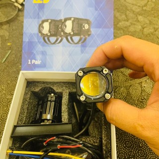 Đèn trợ sáng mini 4 chế độ sáng tích hợp pasing mẫu mới