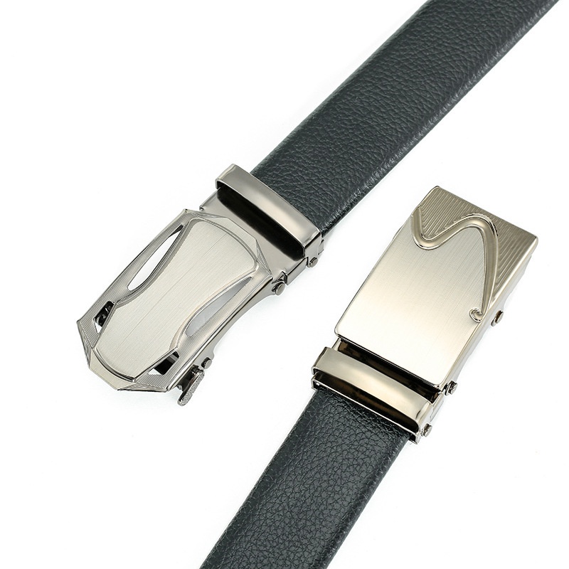 Thắt Lưng Da pu Khóa Kim Loại 3.5cm Thời Trang Cao Cấp Cho Nam
