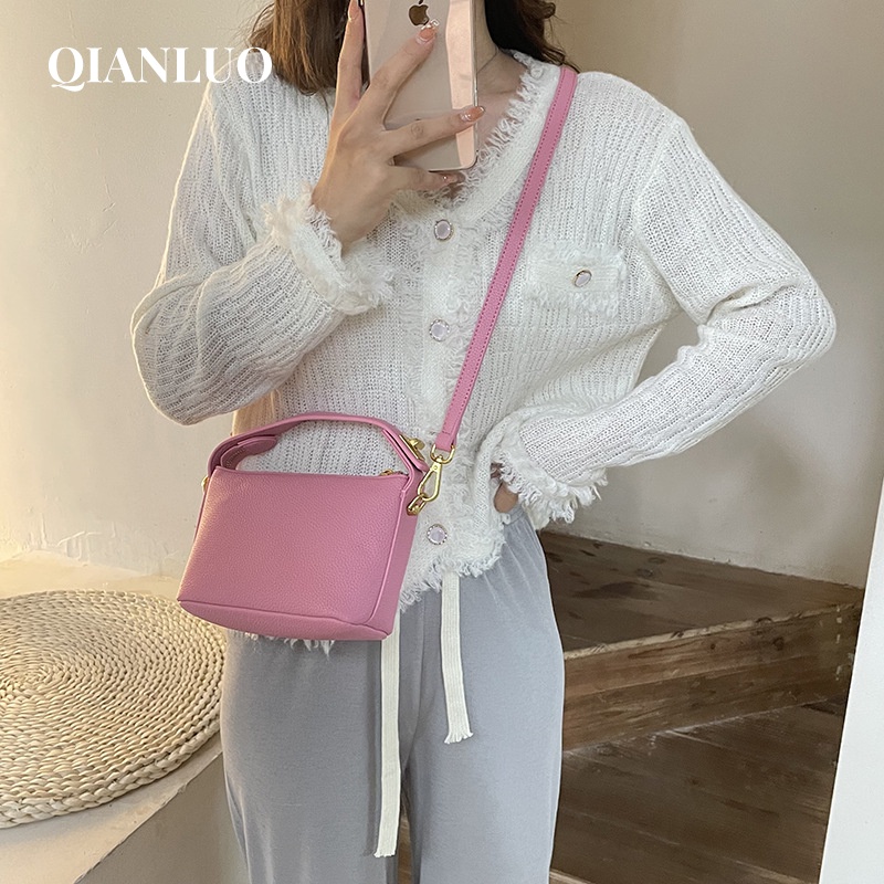 QIANLUO túi xách nữ túi đeo chéo 2023NEW Cute Fashion Tiện dụng hàn quốc L91T1B1L 42Z231021