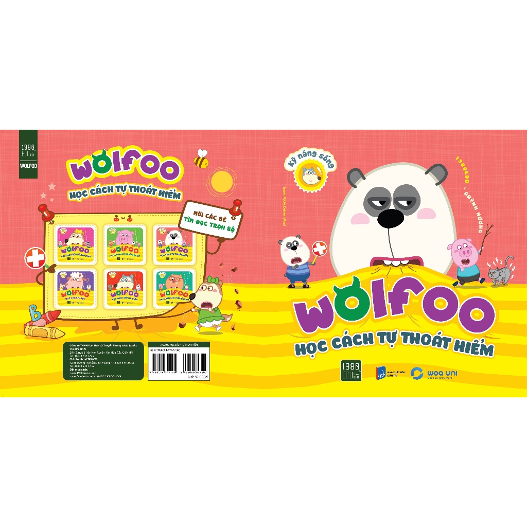 Sách - Wolfoo Học Cách Tự Thoát Hiểm