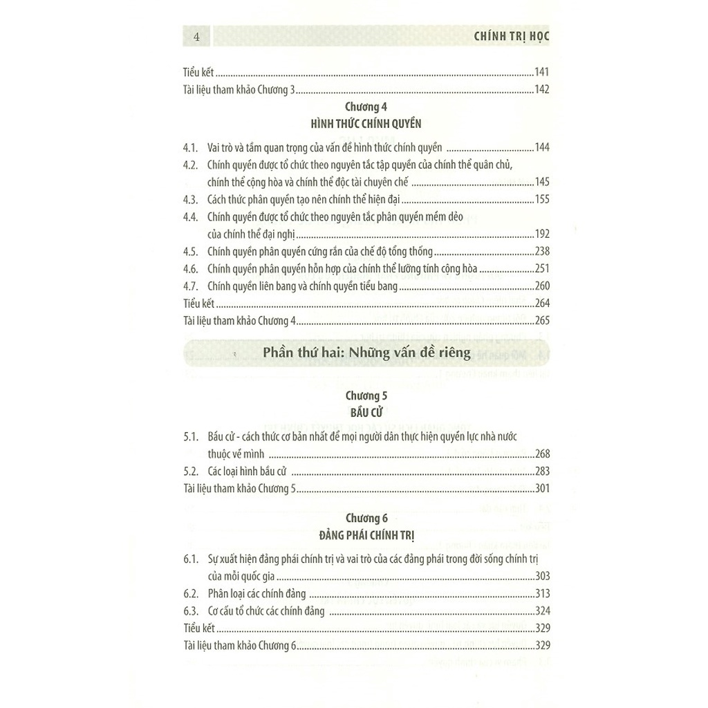 Sách Chính Trị Học  - Nhà Sách Pháp Luật New