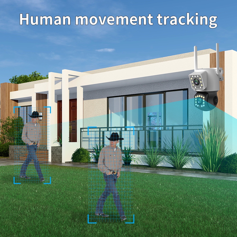 Aio camera An Ninh hd 8mp Chống Thấm Nước v380 pro