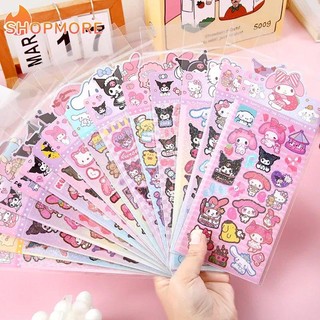 Sanrio Miếng Dán Trang Trí Hình hello kitty cinnamoroll kuromi my melody