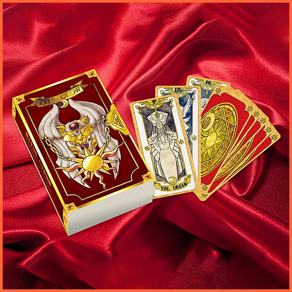 Set 52 Tấm Thẻ Bài tarot Phim Hoạt Hình sakura