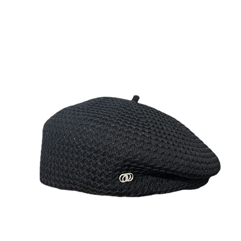 Mũ Beret Màu Trơn Phong Cách Hàn Quốc Thời Trang Xuân Hè Cho Nam Và Nữ