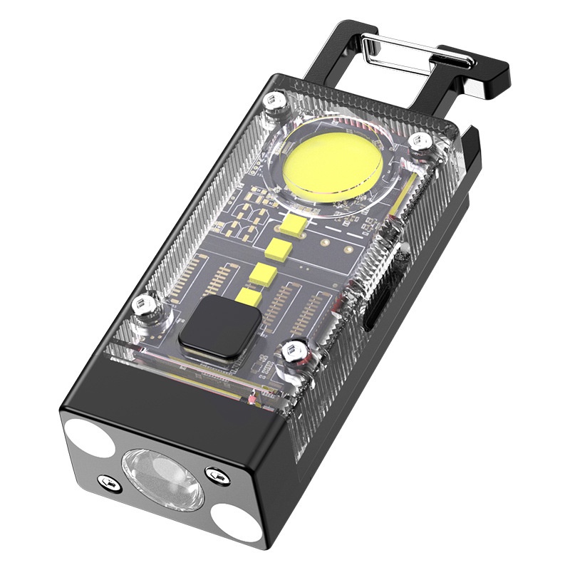 Đèn cob usb mini Có Móc Khóa Tiện Dụng Cho Gia Đình