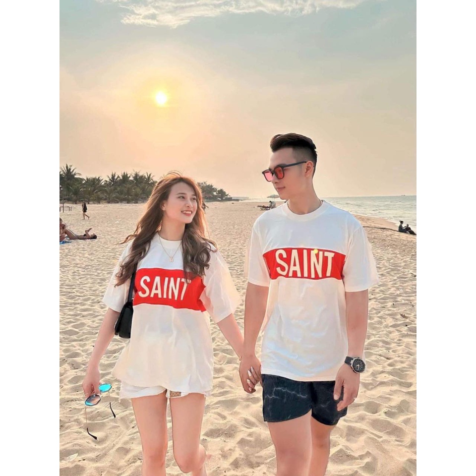 T Shirt Unisex S.Laurent NaM Nữ Cao Cấp