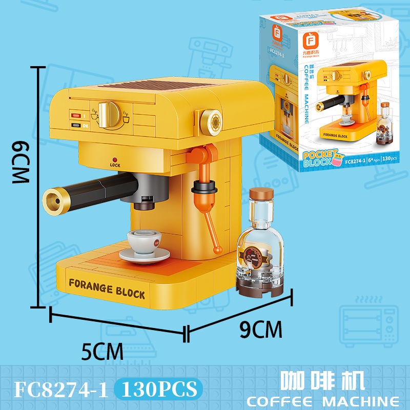 Bộ Đồ Chơi Lắp Ráp Quán Cà Phê mini Cho Bé Gái